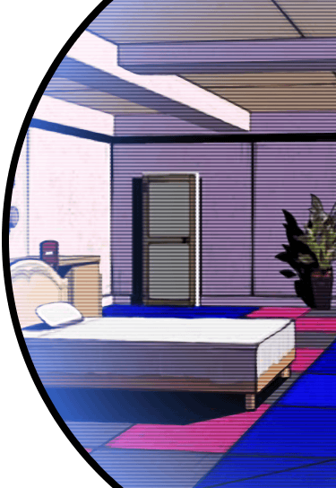 Unimportant background image, a room from Hope's Peak Academy
